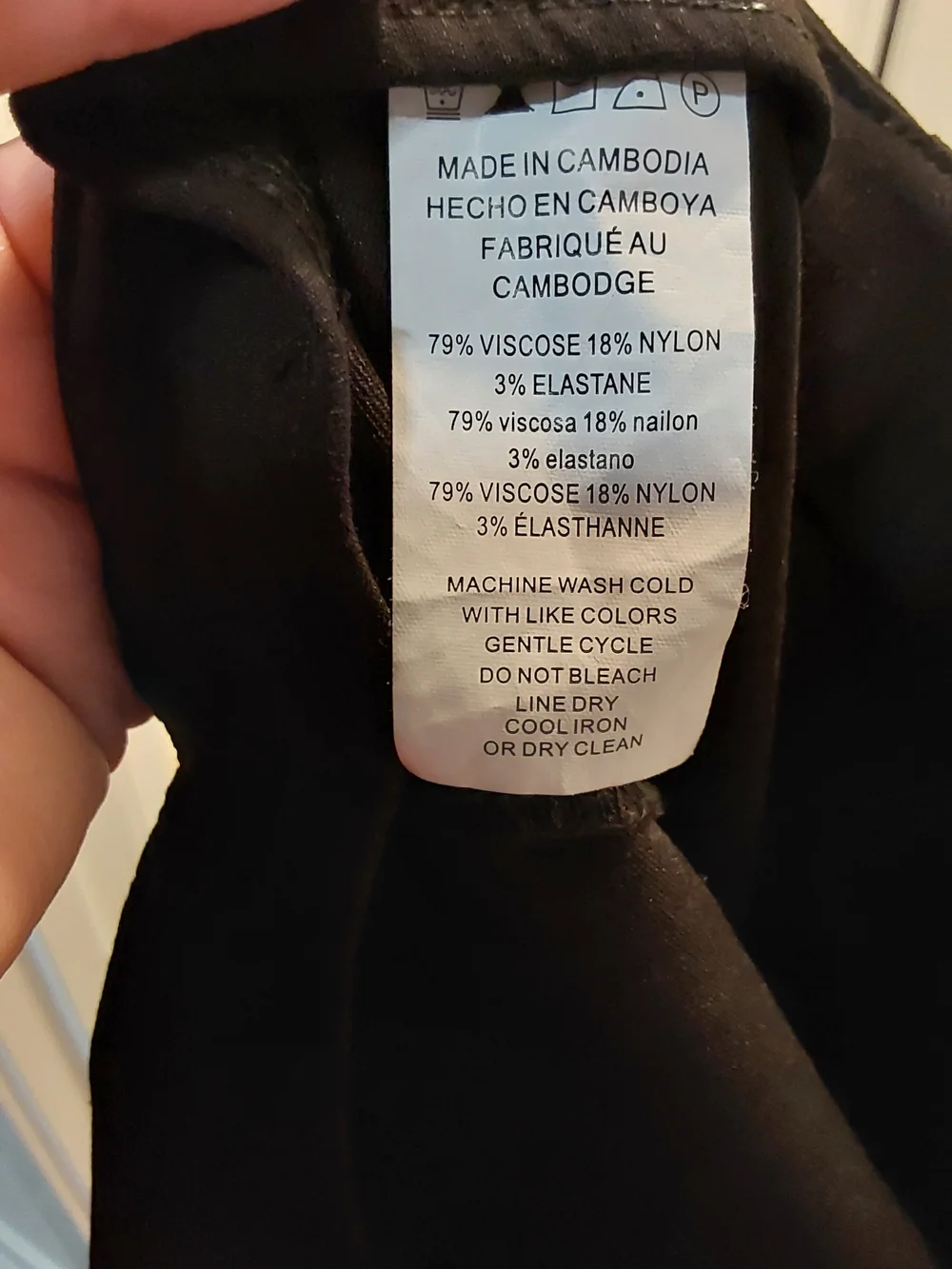 Michael Kors Black Slim Leggings with Smooth Waistband